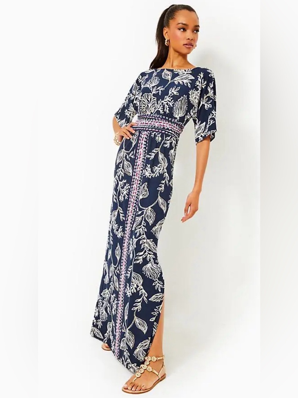 LILLY PULITZER PARIGI MAXI DRESS!
